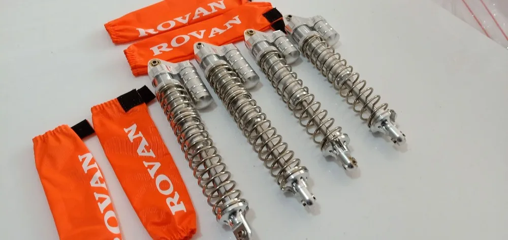 baja 5b 5t 5sc cnc alloy 8mm Shocks Absorbers With Shock Support Caps set with shock cover
