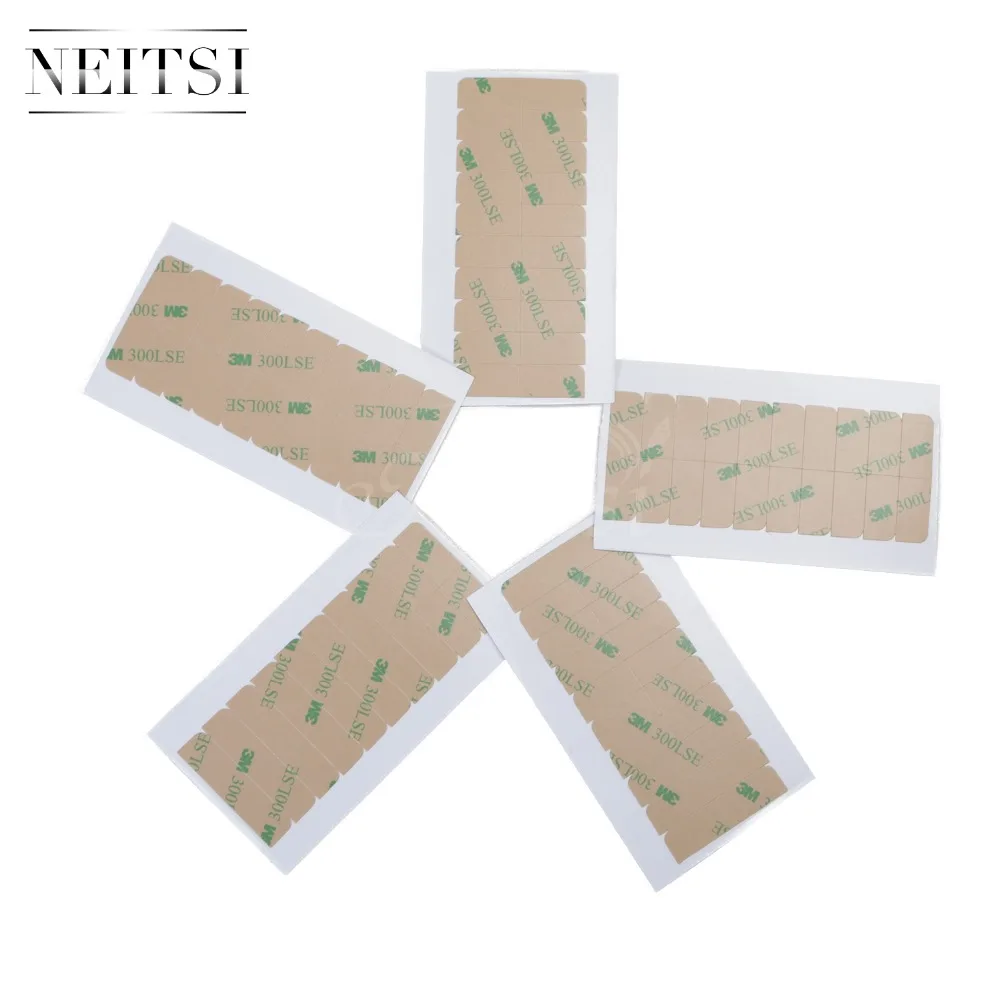 Neitsi 4cm*0.9cm 3M Double Sided Adhesive Tape For Skin Weft Tape Hair Extensions Super Adhesives Tape