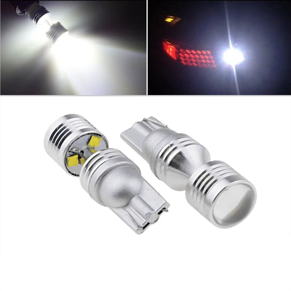 

New LED Car light bulbs High Power White T10 30W 6LED Bulbs For Car Backup Reverse Lights 912 921 Working Lamp Signal light New