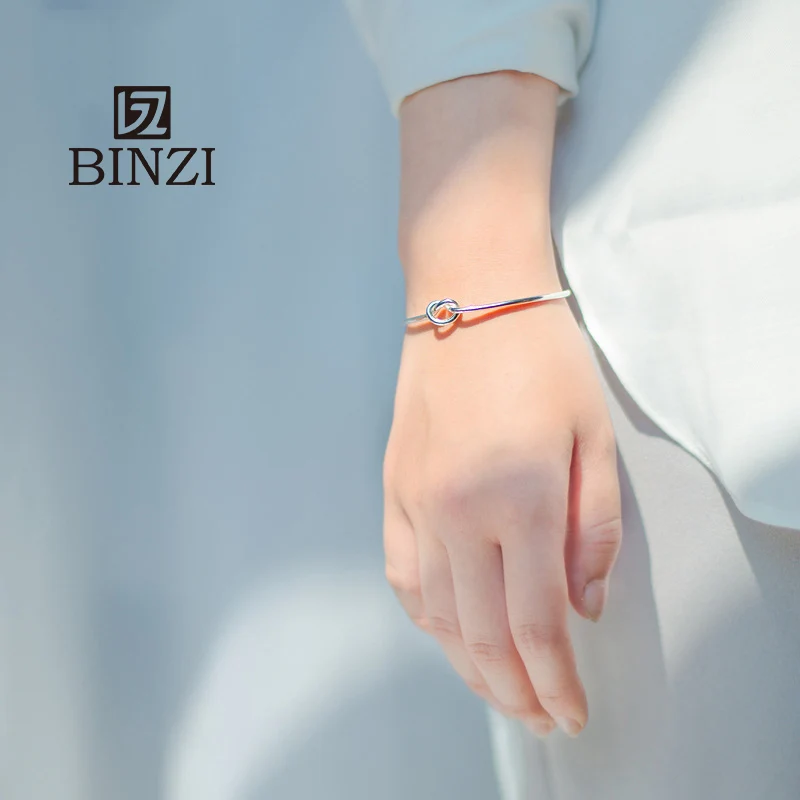 BINZI-Bangles-for-Women-Trendy-Jewelry-Cuff-Charm-Bracelets-Rose-Gold-Silver-Feminino-Ouro-Prata-Simple (2)