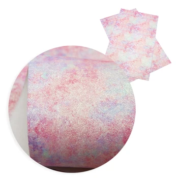 

20*34cm Forth of July Fine Glitter Star Stripped Synthetic Leather Patchwork DIY Hair Bow Handbags Materials,1Yc6369