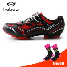 Tiebao велосипедная обувь мужские кроссовки zapatillas ciclismo MTB велосипед дышащая обувь Нескользящая самоблокирующаяся велосипедная обувь кроссовки