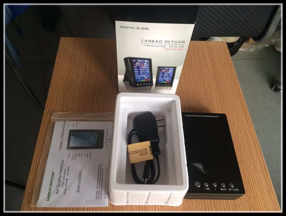 

Portable Gas Detector Formaldehyde TVOC PM2.5 PM10 Air Quality Monitor