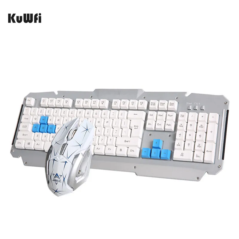 

Metal Panel Bluetooth 2.4G Wireless Keyboard And Mouse Set Gaming Keyboard With USB Receiver For PC Smart TV IPTV Android TV Box