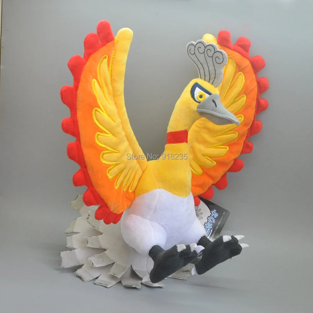 2 стиля Сияющие Ho-Oh 1" для аниме Мультяшные Куклы Мягкие лучшие подарки плюшевые куклы набивные игрушки в розницу