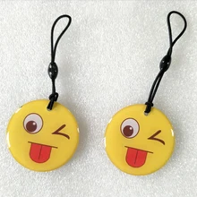 Диаметр 42 мм IC клей для страз карты F1108 RFID M1 S50 записываемых брелоков 500 шт./лот