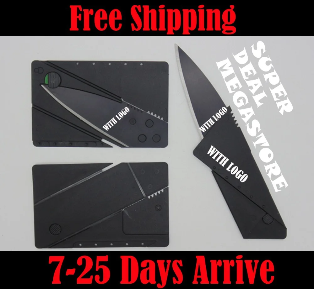 Free Shipping Hot Selling Outdoor Survival Security Camping Blade Logo Pocket Wallet Folding Credit Card Knife | Инструменты