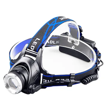 

Led Headlamp Zoomable Headlight Waterproof Head Torch flashlight Head Lamp Fishing Hunting Light T6 UK Plug 3 Modes Headlamp