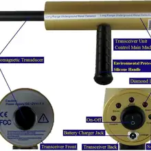 Обновление для поиска под землей добыча золота АКС детекторы золота, монет, подземный драгоценных металлов детекторы сокровищами