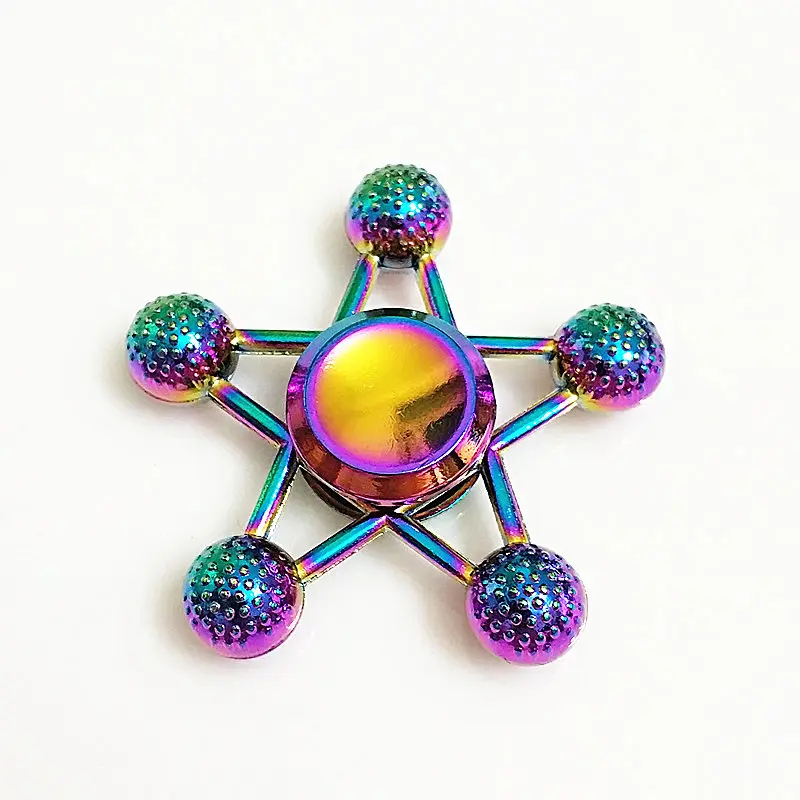 

089 high quality Fidget Spinner Metal Rainbow Dragon Hand Finger Spinners Autism ADHD Focus Anxiety Relief Stress