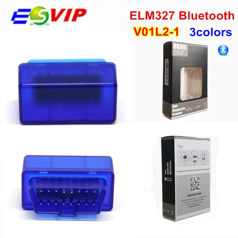

elm327 v1.5 diagnostic tool super MINI ELM327 Bluetooth V01L2-1 OBD2 Scanner Code Reader ELM 327 bluetooth obd 2 free shipping