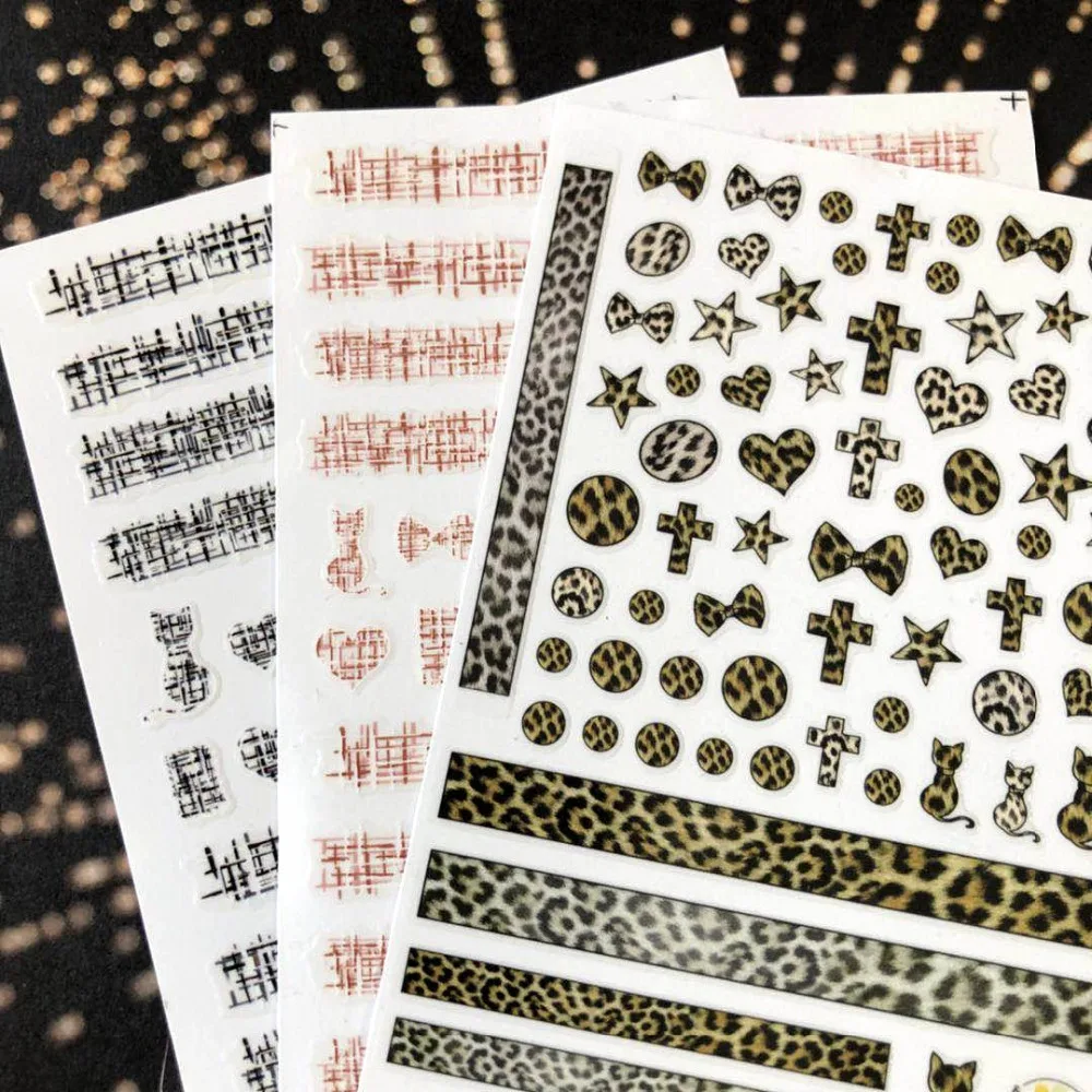 

Newest 3d nail art sticker MAGICO nail 100 BLACKTemplate Decals Tool DIY Nail Decoration Tools