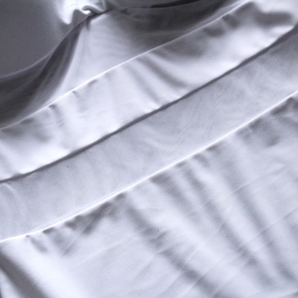 Черный белый цельный купальник 4XL большой размер купальный костюм женский плюс размер купальник цельный сетчатый женский сексуальный