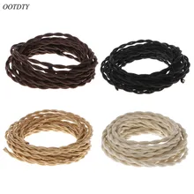 OOTDTY 5 м 2 шнура 0 75 см цветной винтажный Ретро Плетеный тканевый