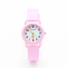 Новые модные часы с разноцветными номерами детские Студенческие Часы повседневные кварцевые наручные часы для девочек и мальчиков Relojes kol saati