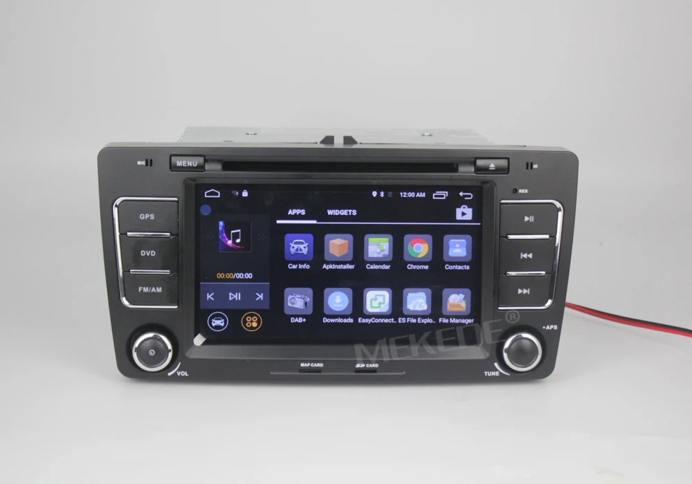 Cheap 1024*600 Quad Core 4 Android 7.1 Car DVD Stereo Radio Player For Skoda Octavia 2009 2010 2011 2012 2013 a5 GPS Stereo BT System 15