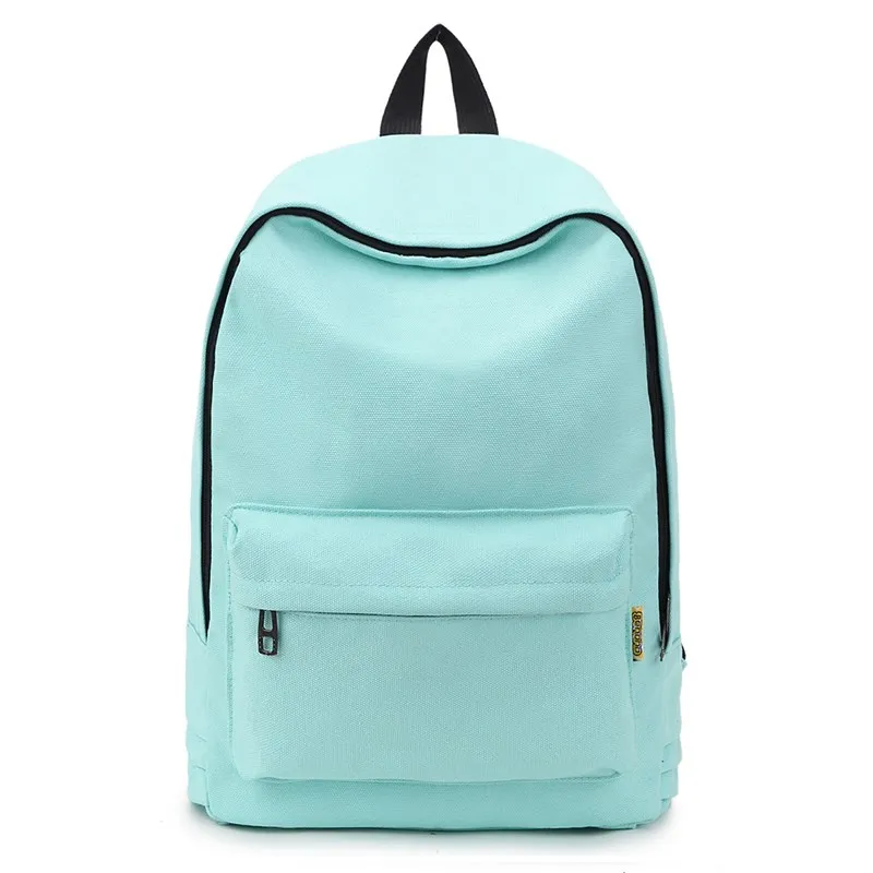 

New high school student, canvas bag, fashion, casual, Korean, pure color, female shoulder bag, Travel Academy, wind pack
