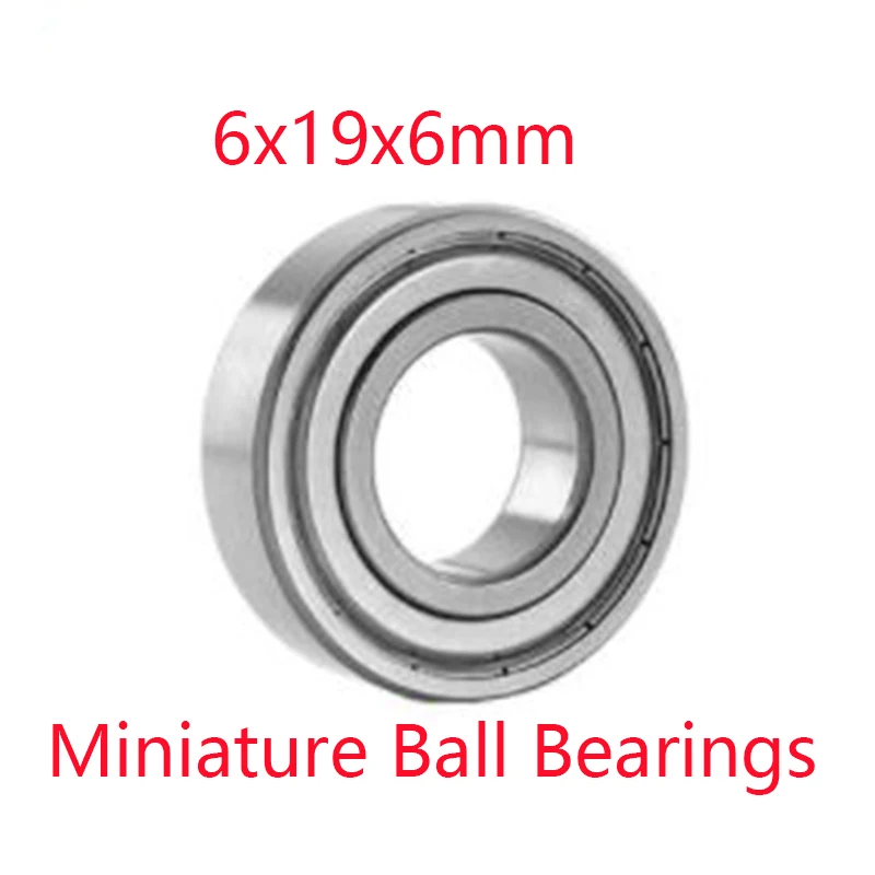 4pcs/lot High Speed 6x19x6mm 6*19*6mm Mini Roller Bearings Miniature