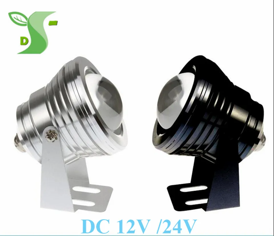 Переменного тока/DC12V 24 V светодиодное освещение RGB 10 Вт светодиодный прожектор 16 Цвета 1000LM Водонепроницаемый IP68 фонтан бассейн лампы освещения