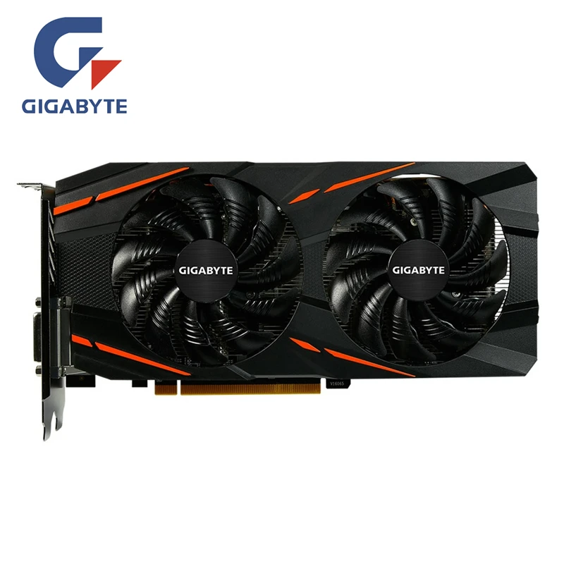 Видеокарта GIGABYTE RX 580 игровой графический процессор с объемом памяти 4 ГБ Radeon GPU RX580