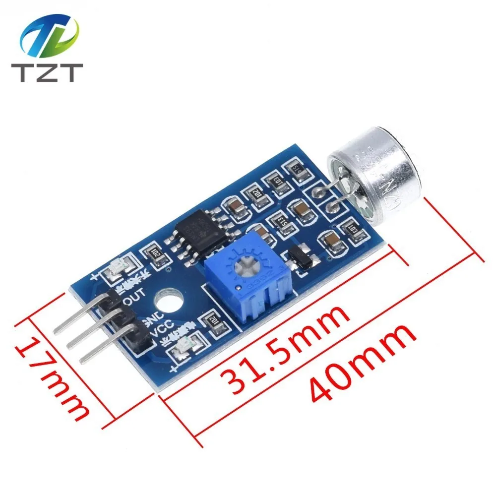 

Sound Detection Sensor Module Sound Sensor Intelligent Vehicle For Arduino