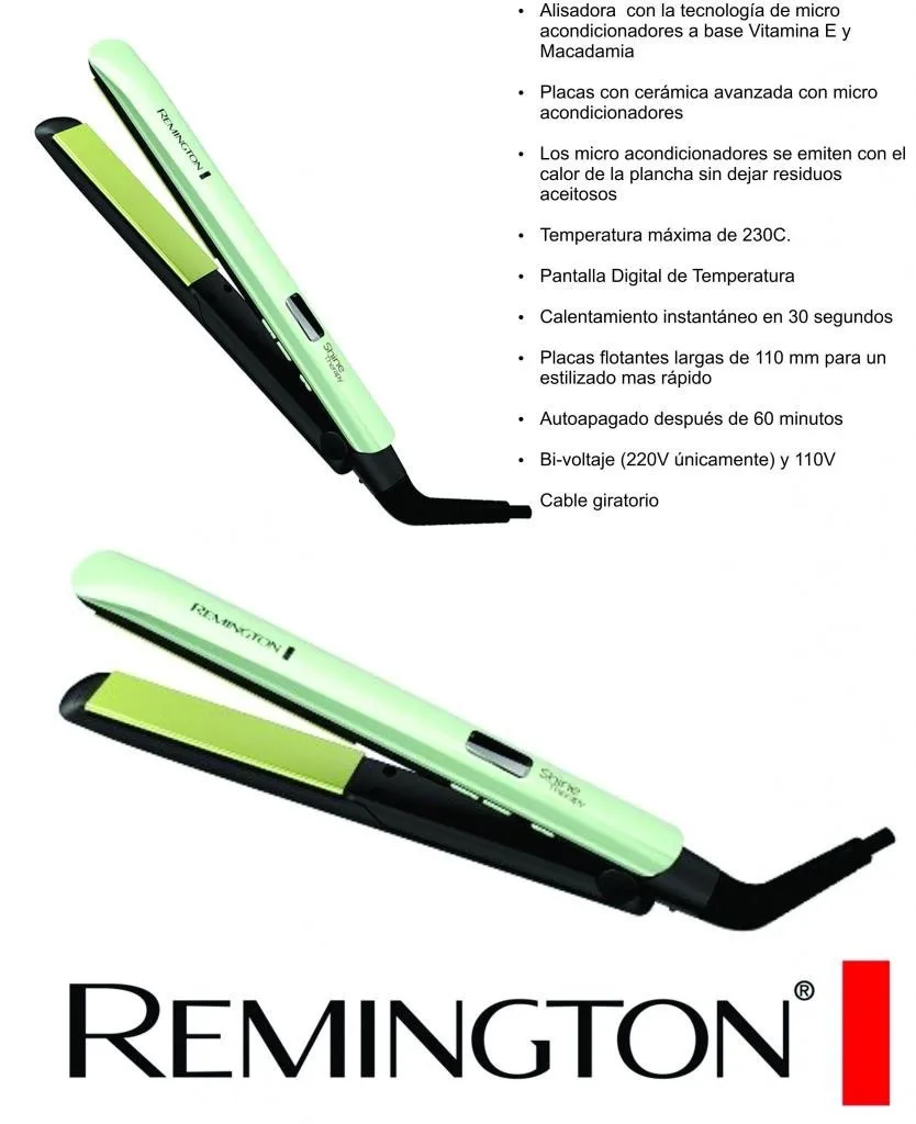 Remington Alisador S9960 1 ''Flat Iron Tstudio Seda De Cerámica Remington  Plancha de Pelo Voltaje Universal|straighten hair|straightener  pricesstraightener 2 - AliExpress