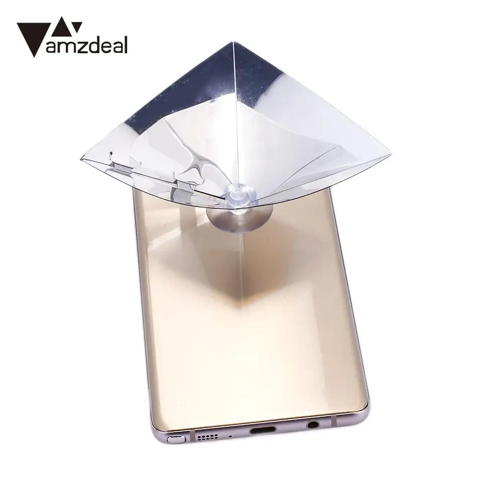 

Holographic Projection Screen for 3.5-6inch Phone Transparent Hologram Film Universal Cinema 3D Projection Film Window