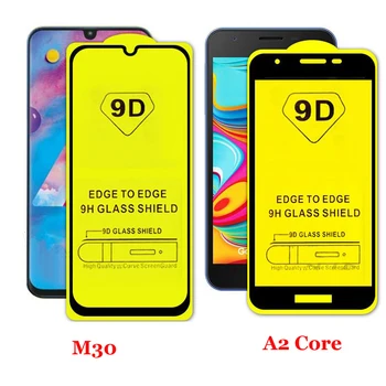

50pcs/lot For Samsung A20E A10E A2 Core Full Gule Full Cover Tempered Glass Screen Protector For Galaxy A50 M30 M20 A70 A80 A90