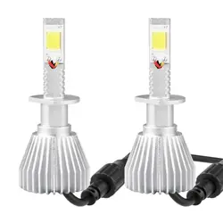 1 пара автомобиля headlighth1 H3 H4 H7 H13 880 9004 HB5 80 Вт 6000 К светодиодный лампы Авто внешний свет c6 автомобильные фары автомобиля источник света