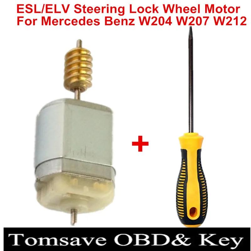 Mercedes Benz Steering Wheel Lock Motor & Removal Tool Kit - ELV Lock Repair For C/E/GLK Series