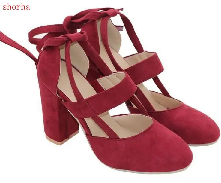 

New Shoes Woman High Heels Ladies Pumps Sexy wedding shoes Footwear pumps platform beautiful black red gladiator Women's shoes