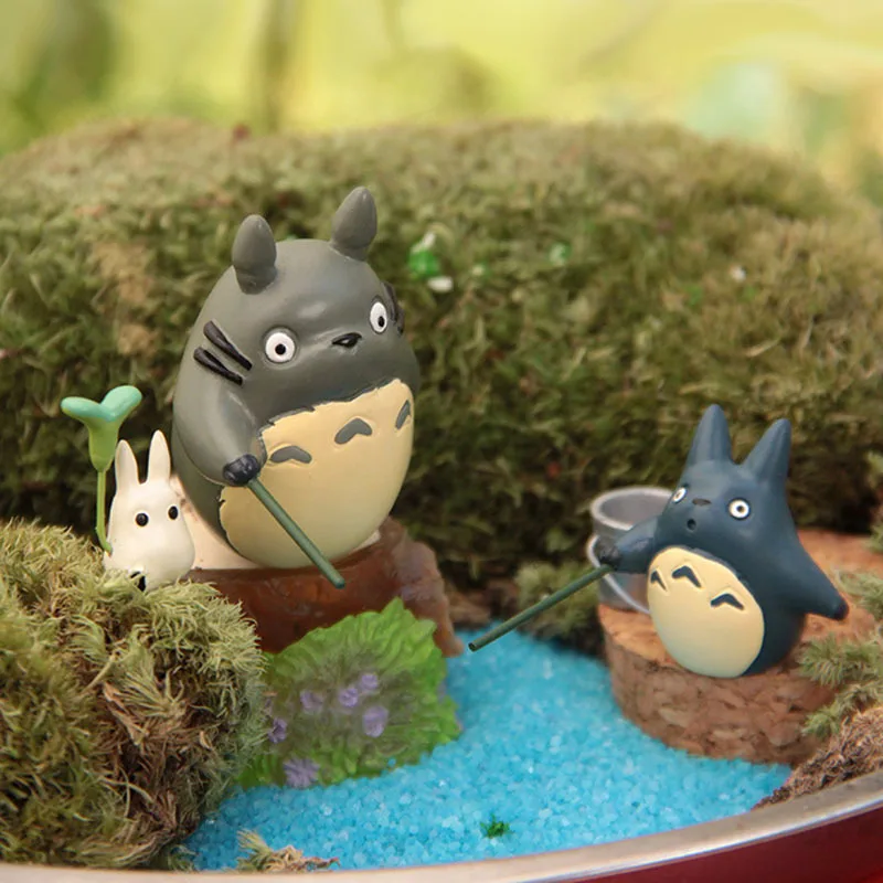 Рыбалка Totoro миниатюрные сказочные садовые аксессуары для рукоделия|accessories