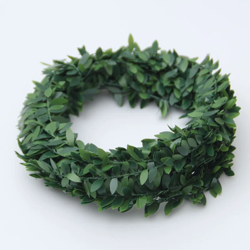 Шелковая гирлянда из зеленых листьев 7 5 м|artificial flower vine|flower vineartificial flowers |