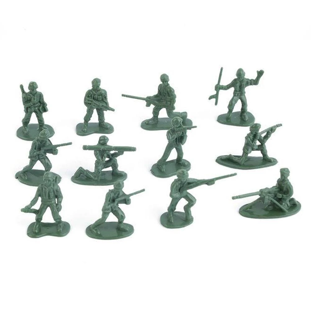 2000Pcs 2cm Kunststoff Soldat Figuren Armee Männer Spielzeug für Kinder 