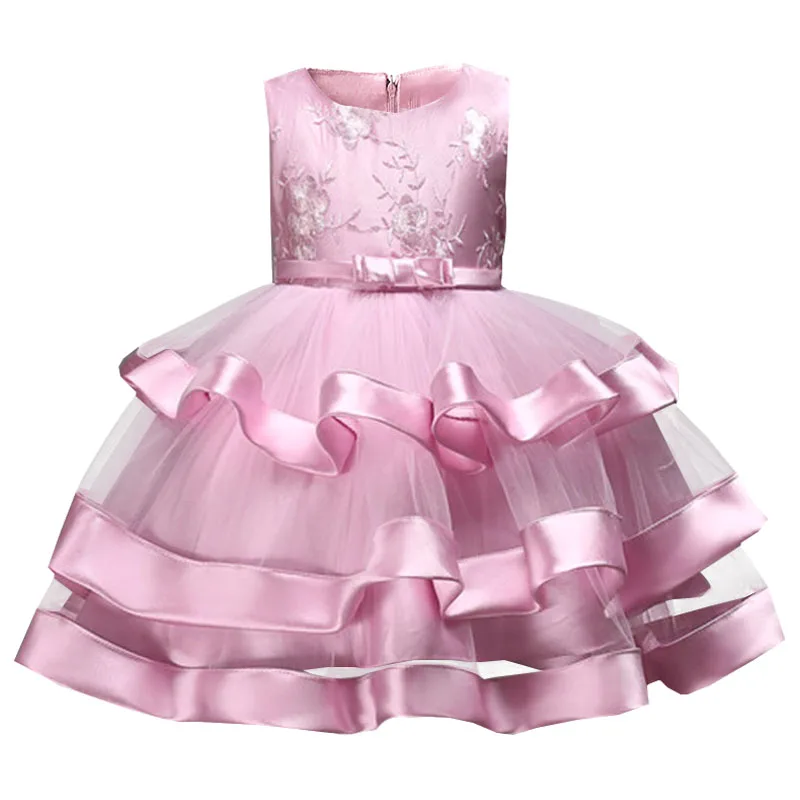 Нарядное платье для маленьких девочек детское платье принцессы с Блестками одежда для маленьких девочек возрастом от 3 до 10 лет платье-пачка на свадьбу, день рождения, Рождество, выпускной вечер - Цвет: pink