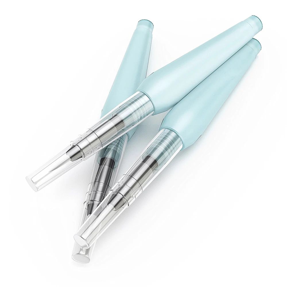 

3Pcs Different Shape Large Capacity Barrel Water Soft Pen Watercolor Painting Promotional Pen Calligraphy Drawing Art Supplies