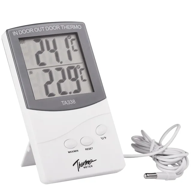 Room Electronic LCD Max Min Thermometer Digital Indoor Outdoor Thermo