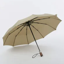 Зонтик творческий деревянной ручкой прозрачный зонтик открытый Применение практичный зонтик автоматический складной зонт посылка 010