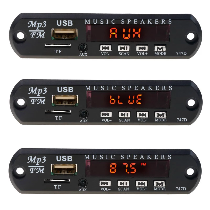 Mp3 плеер Kebidu декодер с дистанционным управлением USB Bluetooth Aux 5 12 В|MP3-плееры| |