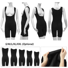 Женский неопреновый формирователь всего тела, Корректирующее белье, ультра пот, потеря веса, беговой жилет для йоги, боди, костюм для сауны