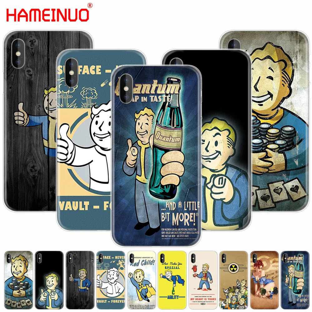 

HAMEINUO Black Isle Studios game Fallout cell phone Cover case for iphone X 8 7 6 4 4s 5 5s SE 5c 6s plus