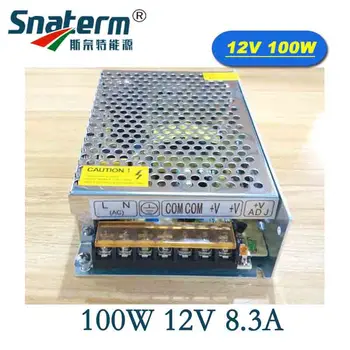 

DC12V 100W LED Power Supply 8.3A 100watts LED Driver Power Adapter Switching AC 110V 220V to DC 12V Transformer for LED Strip
