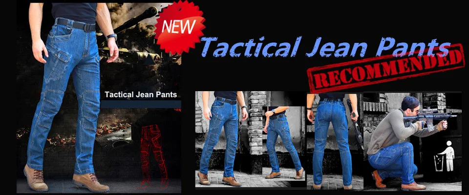 2017 военные мужские повседневные прочные джинсы прямые джинсы с тактические карманы человек Тактический брюк длинные ковбойские штаны