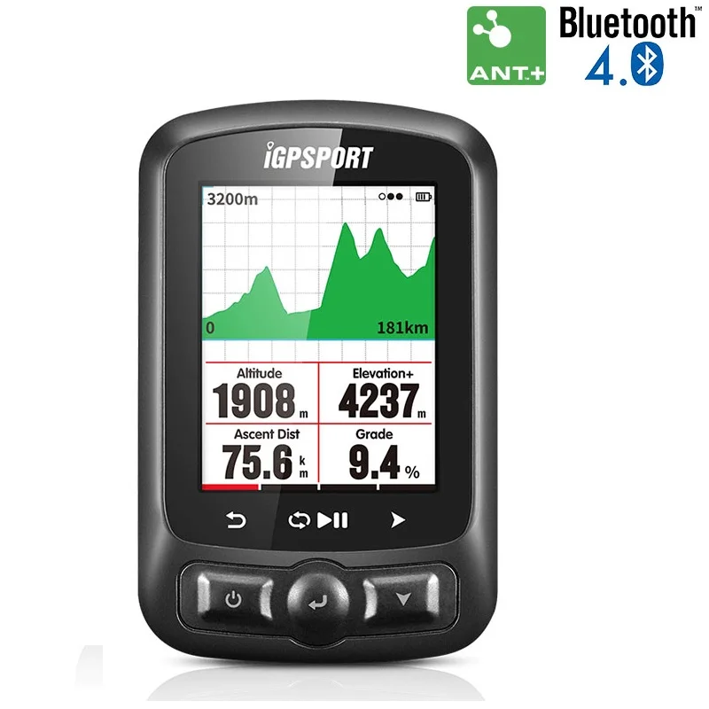 

IGPSPORT IGS618 ANT+Bluetooth GPS Bicycle Computer Wireless Stopwatch Speedometer Waterproof IPX7 Cycling Bike Odometer Computer
