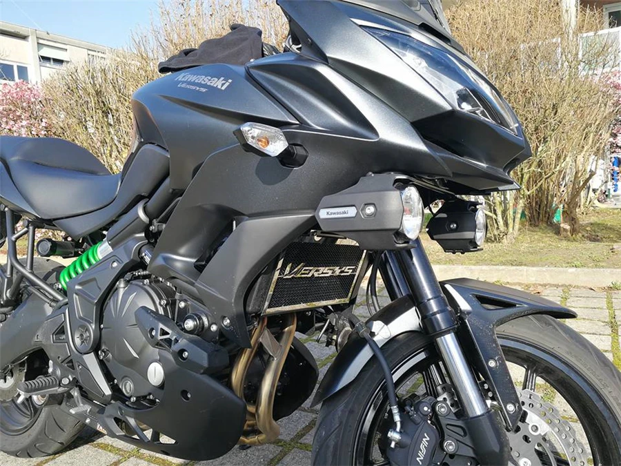 Черный для Kawasaki VERSYS 650 Versys650 мотоциклетные решетка радиатора из нержавеющей стали Защитная крышка высокого качества