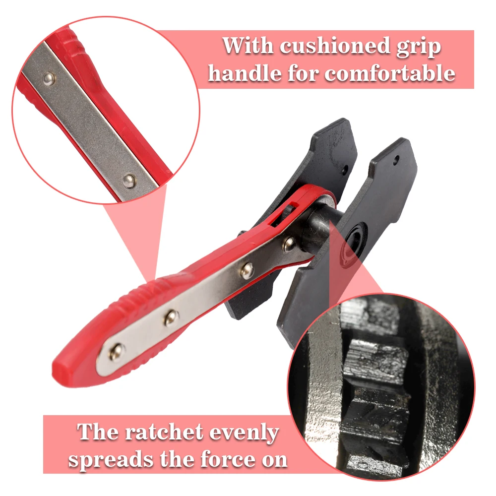 

Ratcheting Brake Caliper Piston Spreader Press Tool With 2 Piston Plate Car Accessories Twin Quad Separator Pad Install Tool