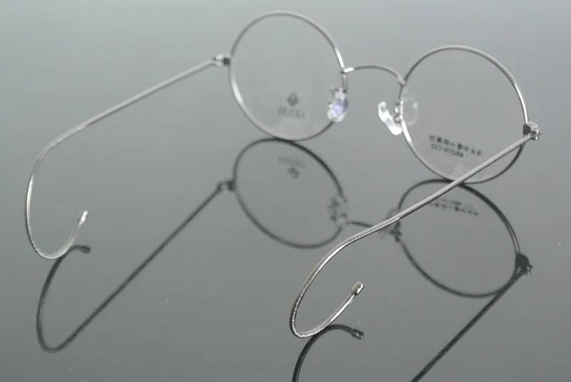Винтажные круглые очки 60s 46 мм с полным ободом, оправы для очков из золотого пушечного металла, оправы для очков John Lennon Steve Jobs, очки Rx able
