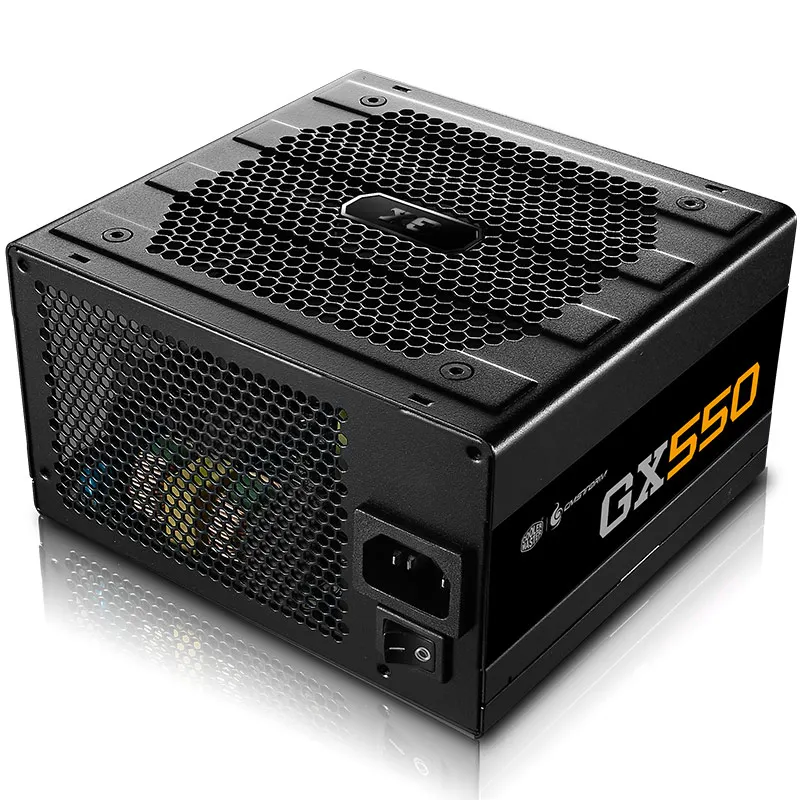 برودة ماستر GX550 تصنيفا 550 W وحدة إمداد الطاقة للكمبيوتر 12 سنتيمتر مروحة 12 V ل عبة مكتب PC PSU اليابانية مكثف 550 واط برونز 80 زائد