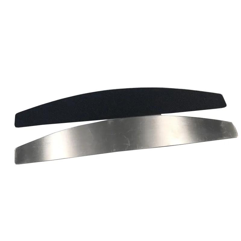 Removedor de Calos Alça de Aço Arquivo do Prego Almofadas com 1pc Cinza Removalble Manicure Inoxidável Substituição Lixa Almofadas 100 Pçs 4 100 pçs cinza removalble almofadas com 1pc