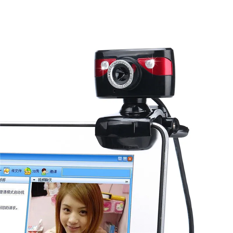 BASIX 640*480 Web Camera Built in microphone with MIC Clip